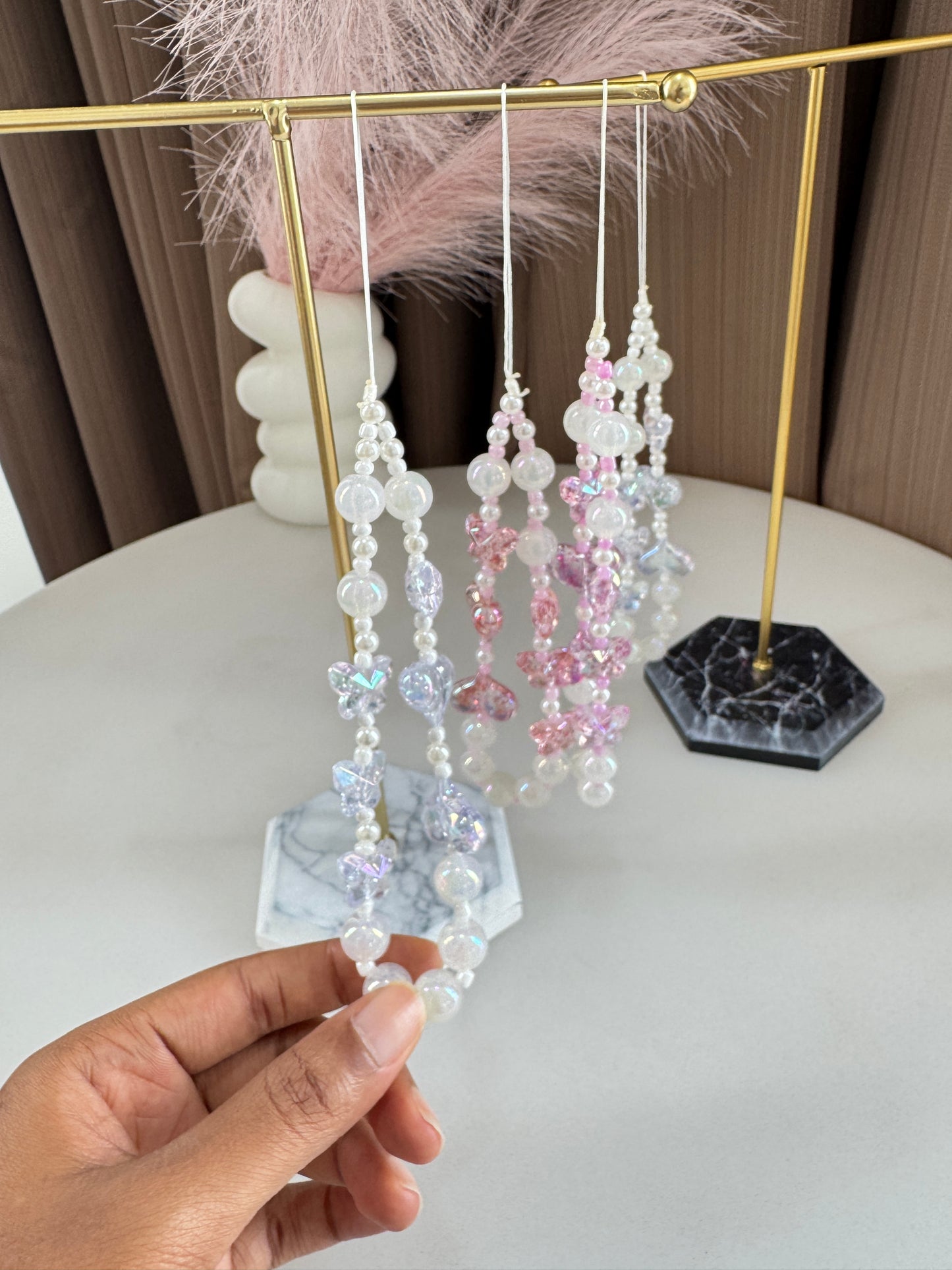 Heart and Butterfly Phone Lanyard