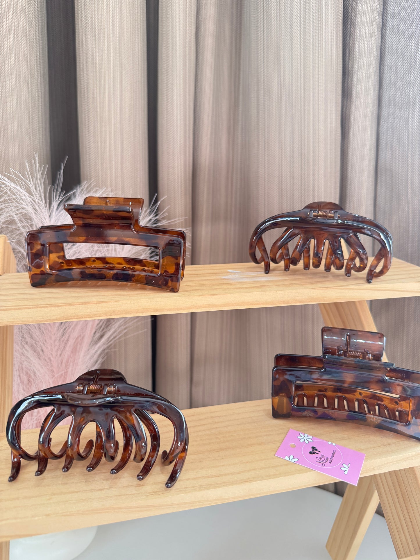 Deep Cocoa Hair Claw 11cm