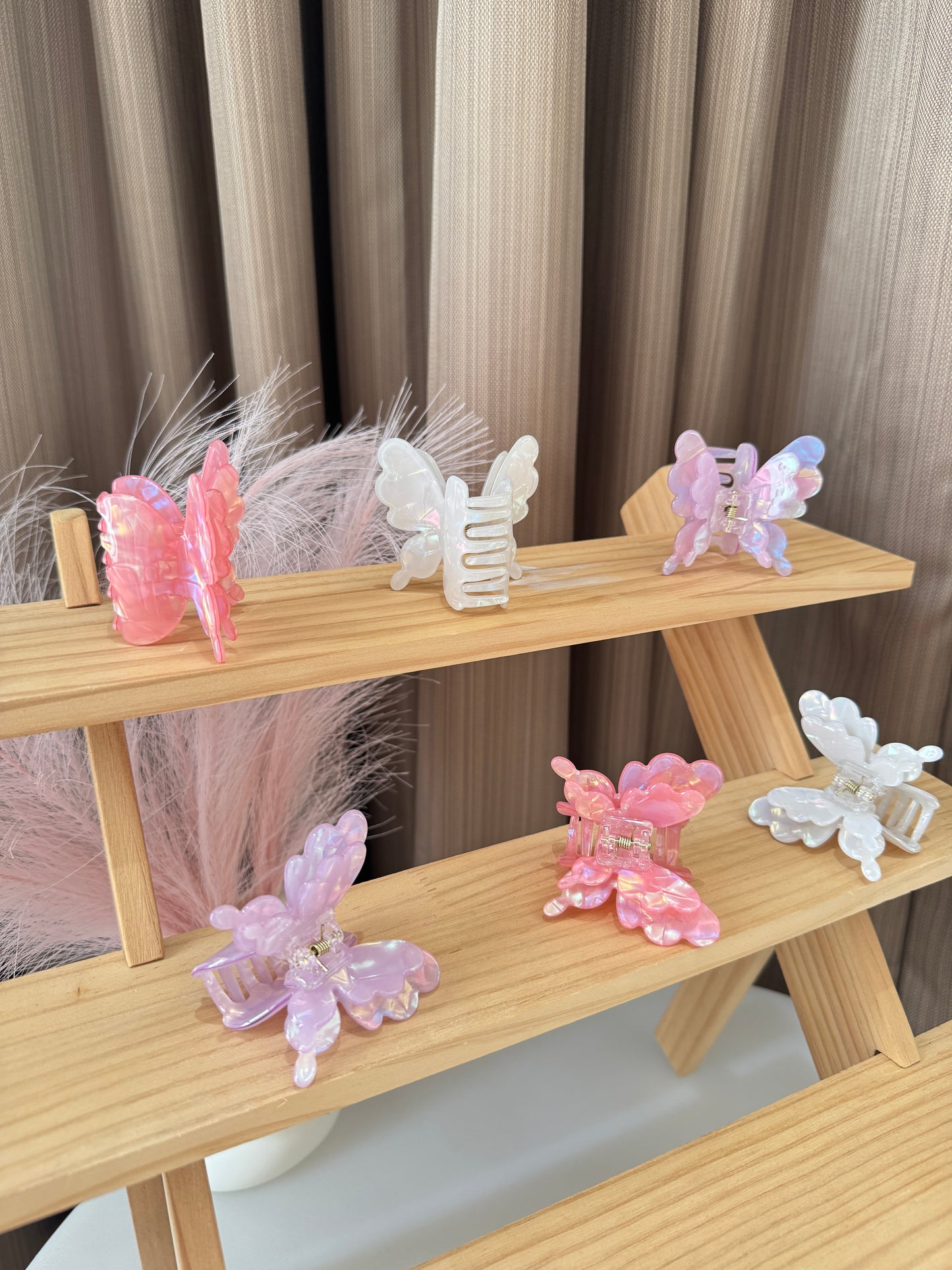 Butterfly Accatate Hair Claw 8cm