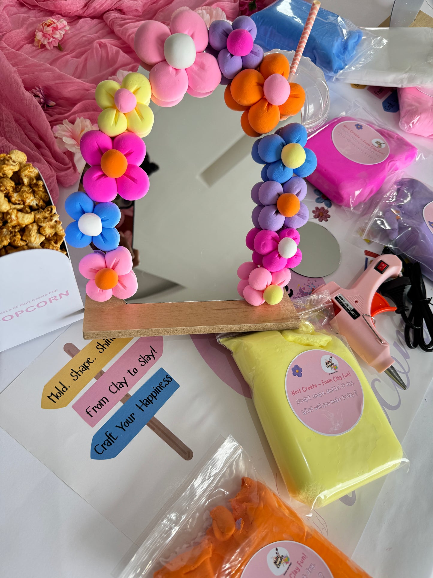 Foam Clay Mirror June 14 11:00AM to 6:00PM