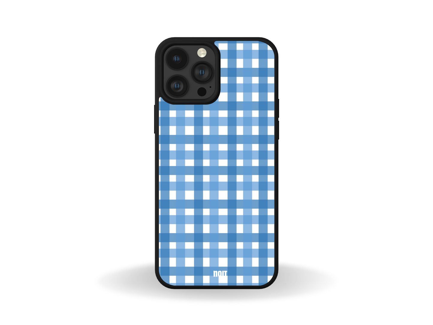 Blue Checkered Phone Case