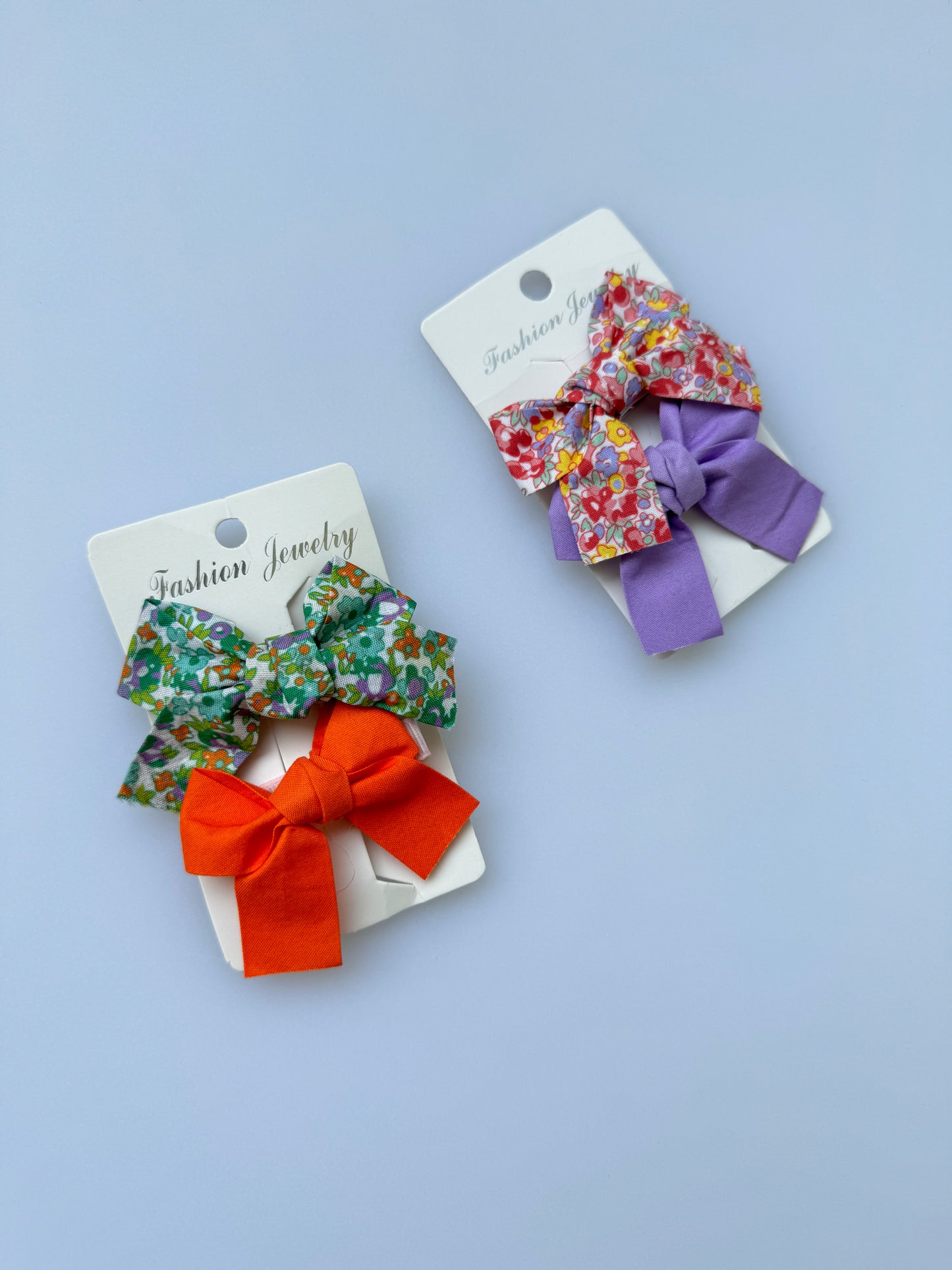 Floral Toddler Bow Hair Clip