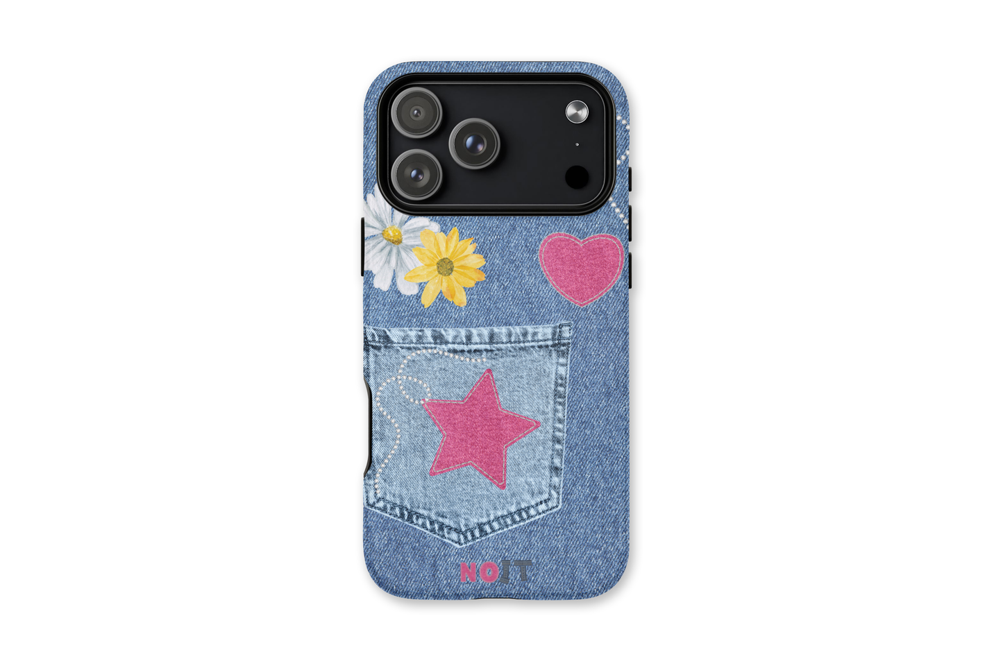 Daisy Denim Phone Case