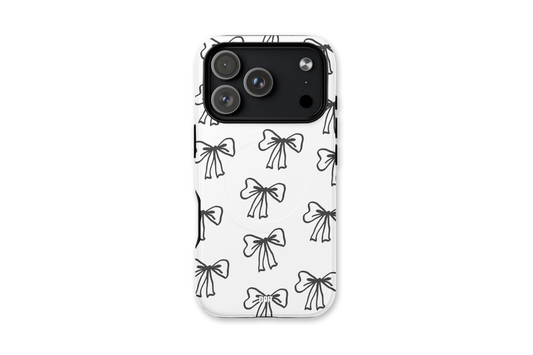 Noir Bow Phone Case