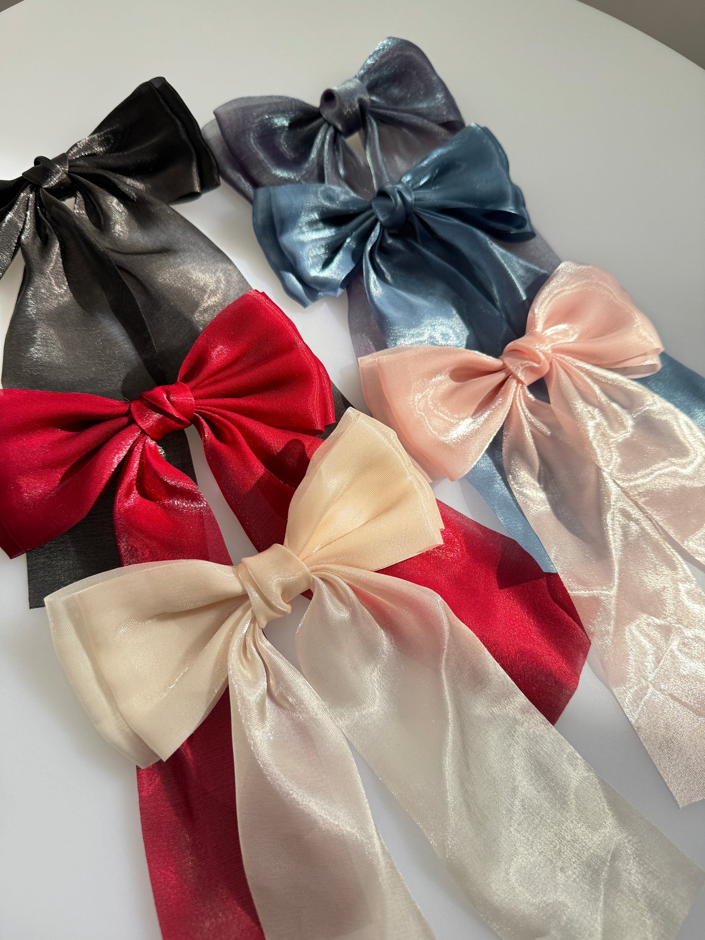 Silky Large Bow Hair Clip