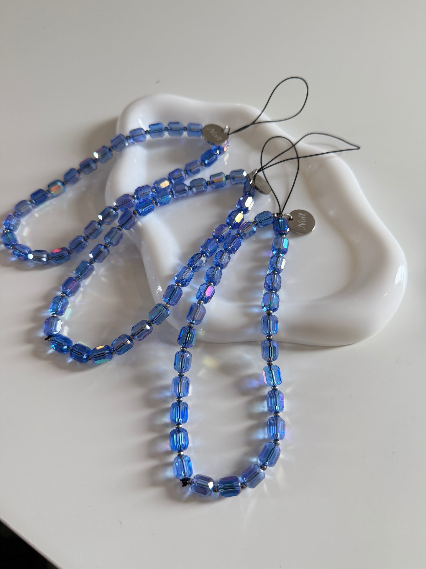 Bluebell Crystal Beads Lanyard