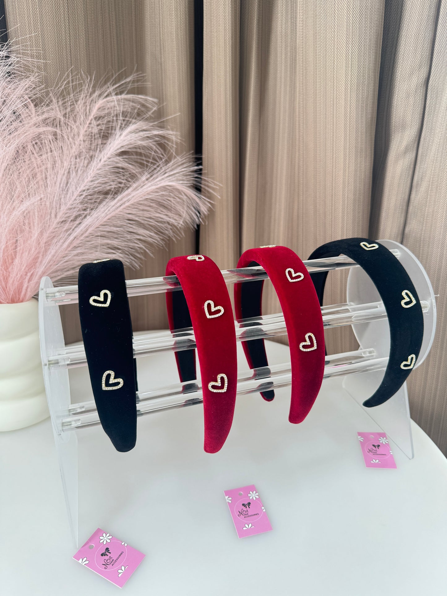 Velvet Heart Headbands