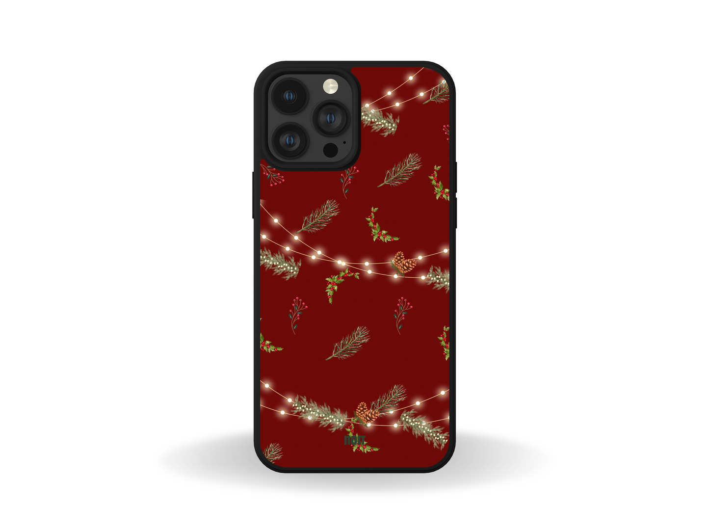 Merry Glow Phone Case Red