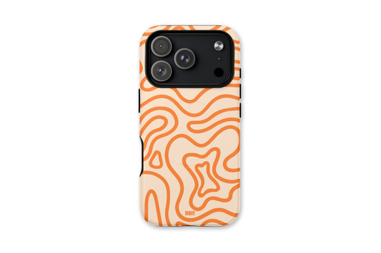 Orange Drift Phone Case