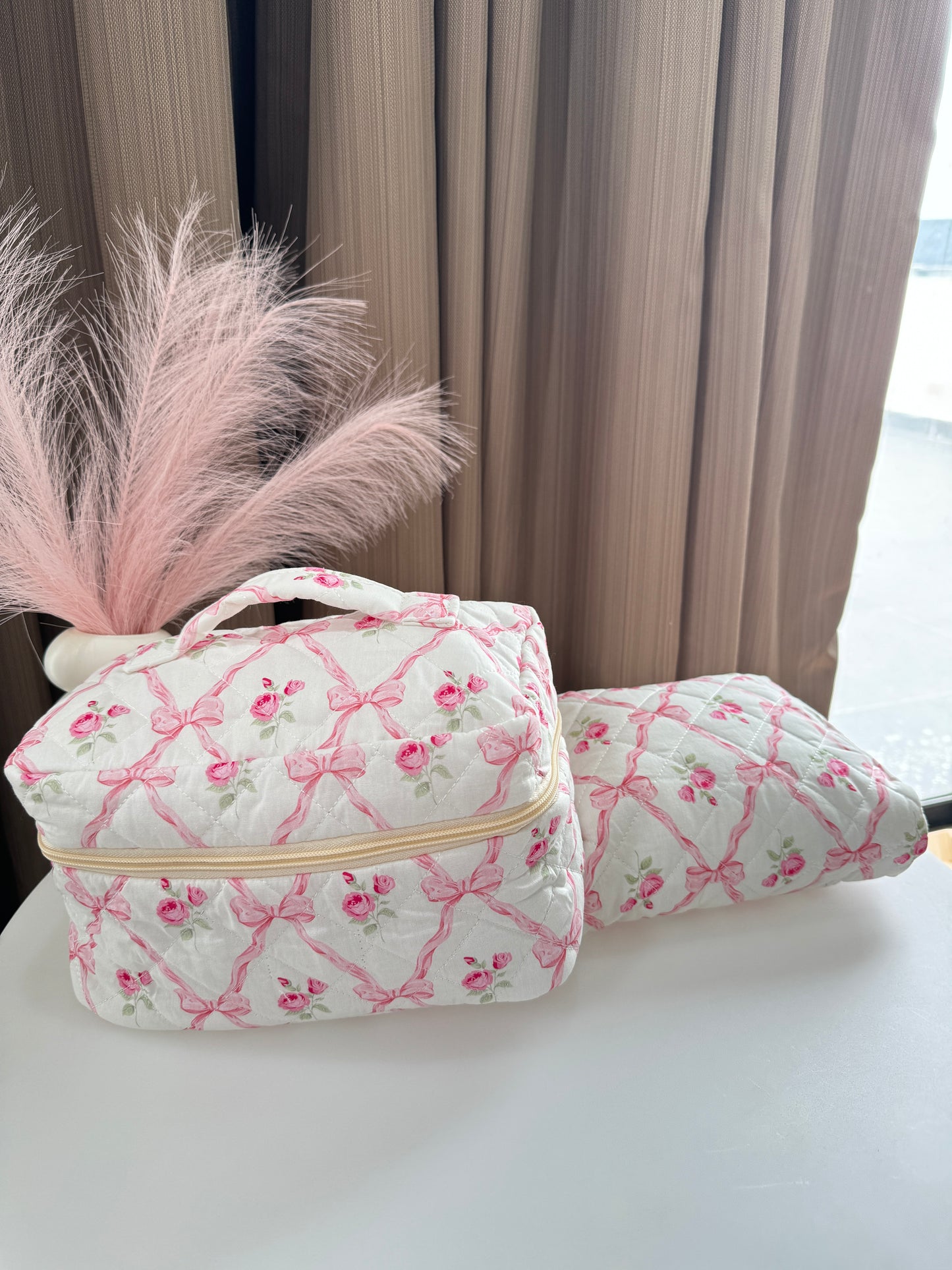 Coquette Bow Storage Bag 25cm by 17cm by 17cm