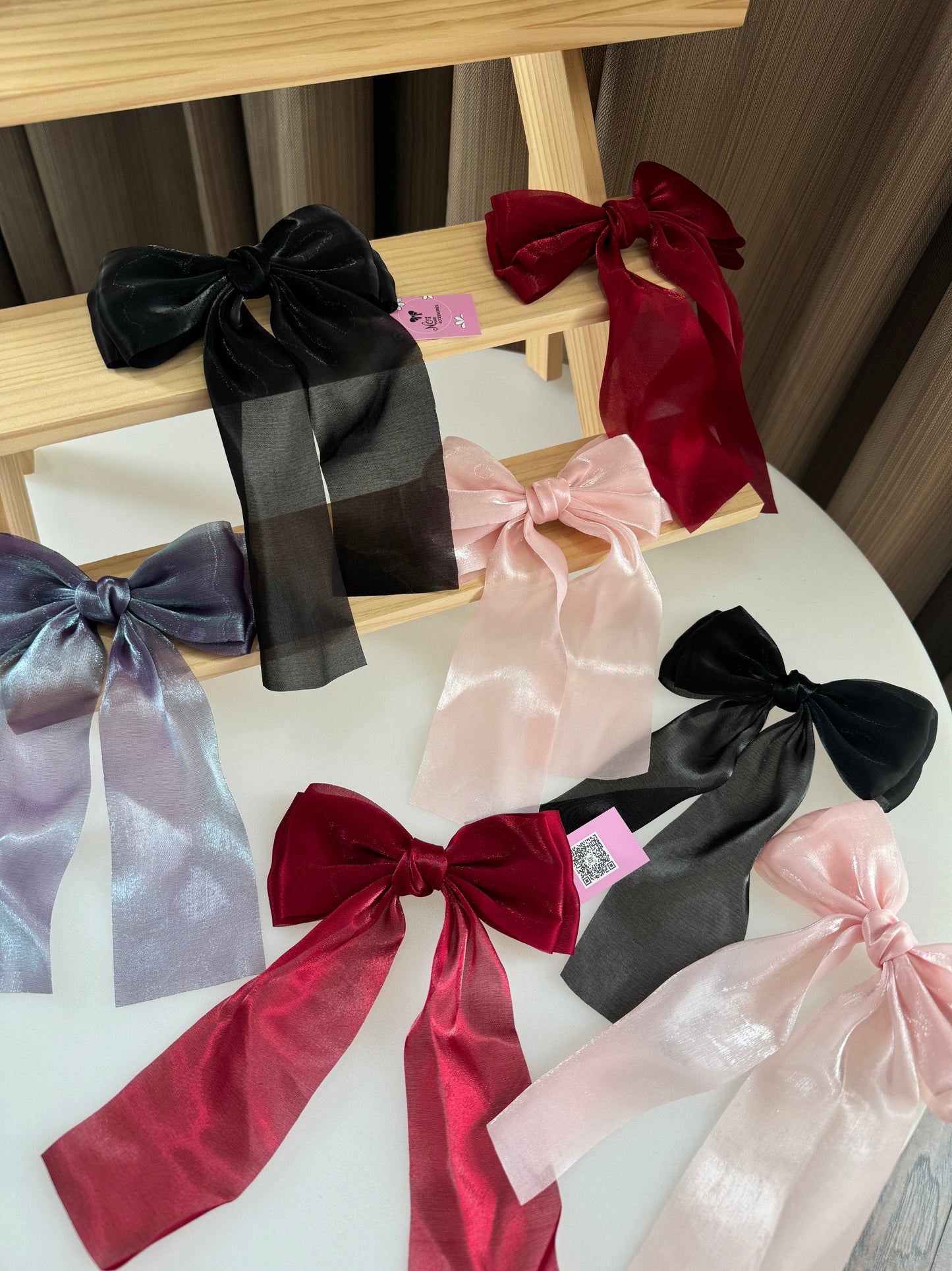 Silky Large Bow Hair Clip