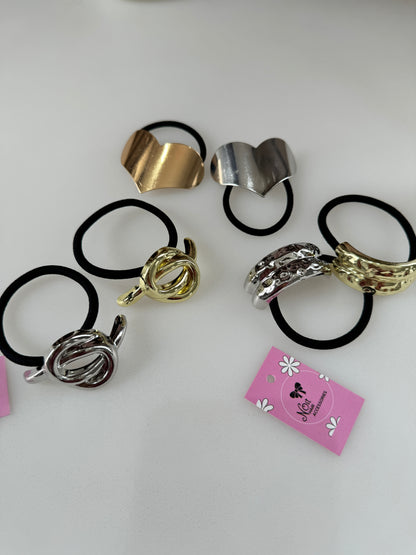 Metal Elastic Hair Ties