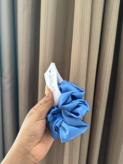 NOIT Silk Scrunchies Blue