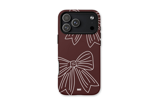 Mocha Ribbon Phone Case