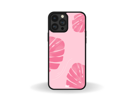 Pink Leaf Phone Case