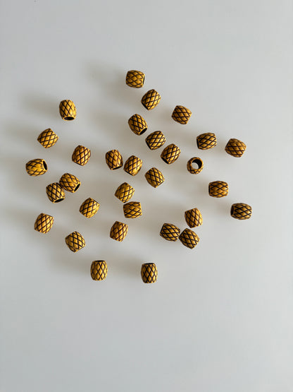 Wooden Hair Beads