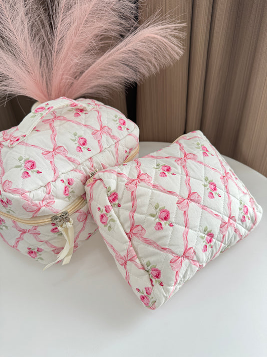 Coquette Bow Storage Bag 19cm by 24cm by 7cm