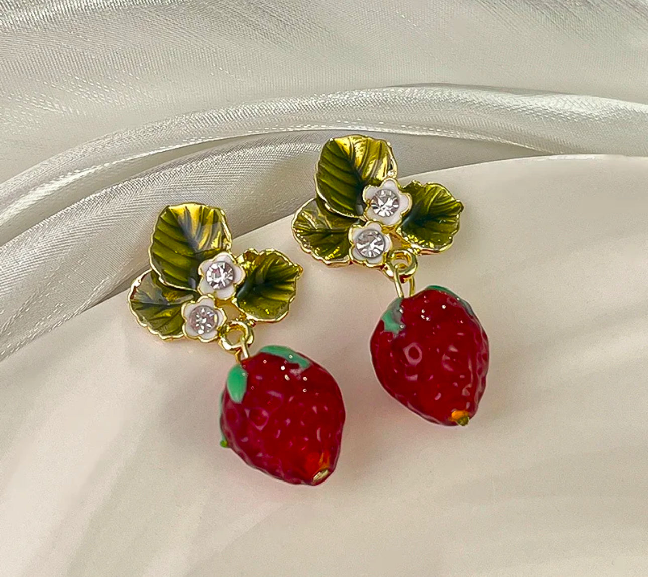 Strawberry Earrings