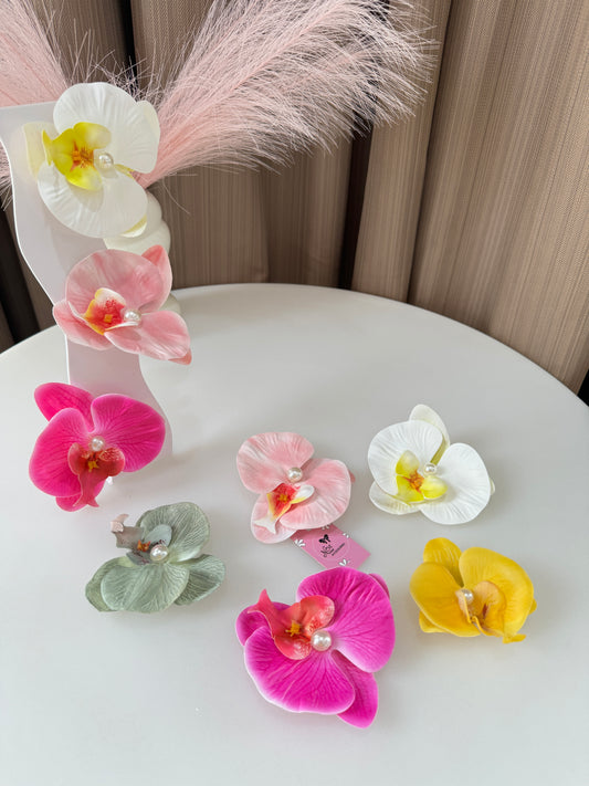 Orchid Hair Clip