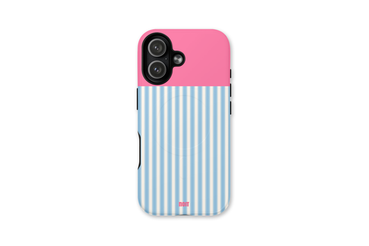 Sweet Divide Phone Case (pink and blue)