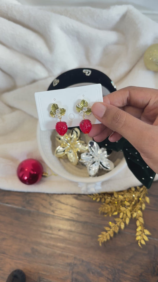 Strawberry Earrings